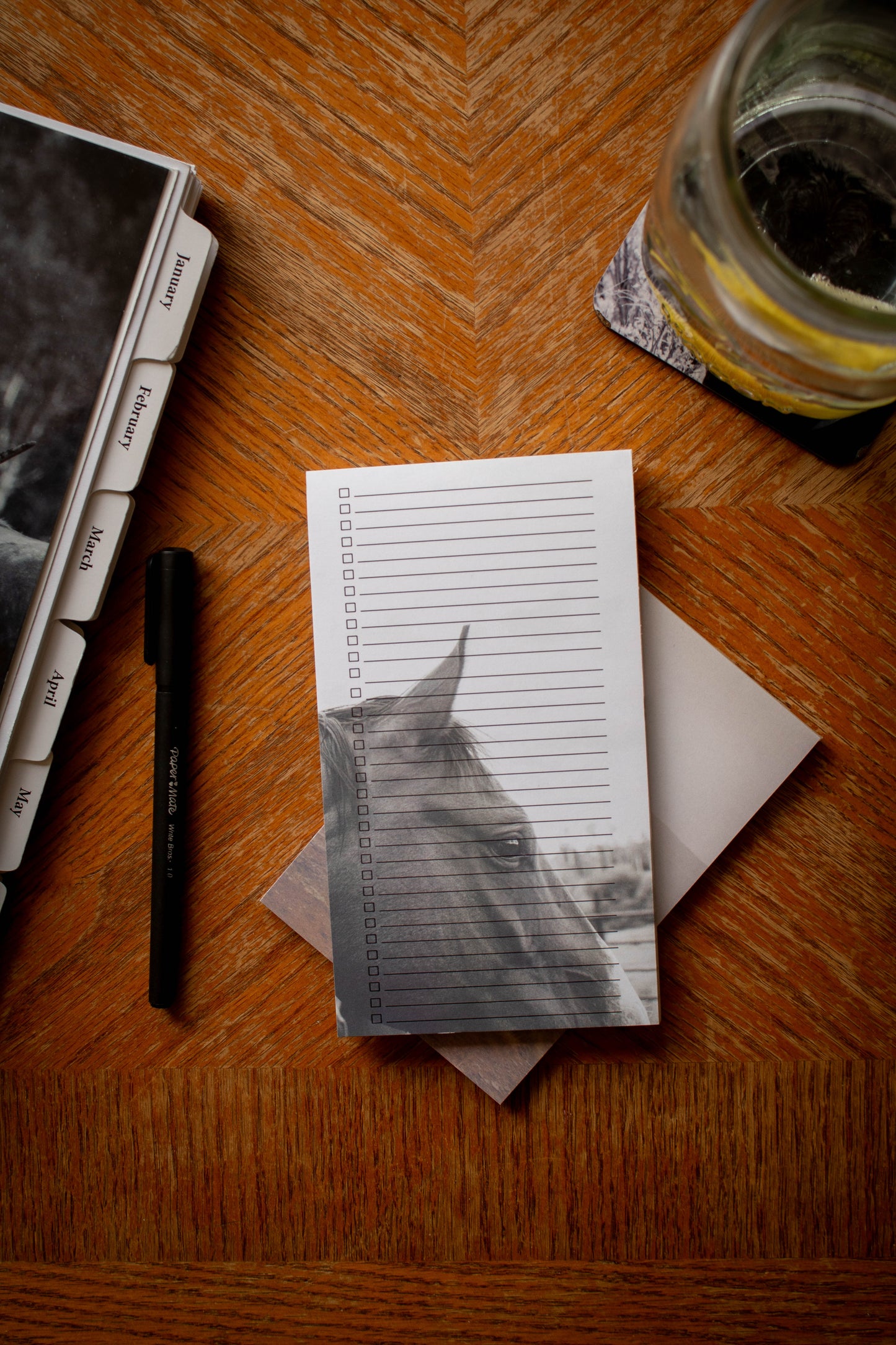 Western Horse Notepad w/ Magnet
