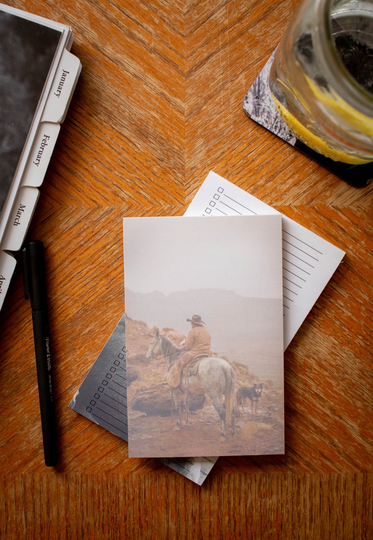 Western Cowboy Notepad