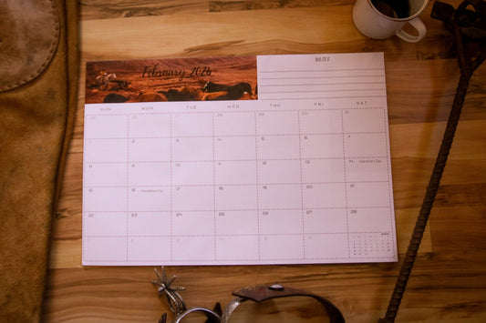 2026 Western Desk Calendar