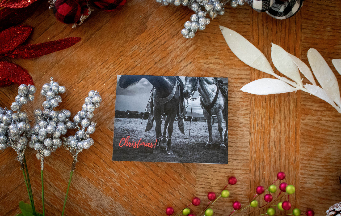 Western Merry Christmas 5 Pack Card w/ Envelopes